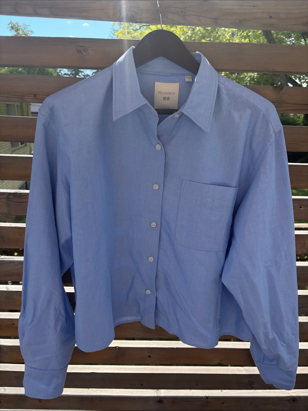 J.W. Anderson Blue Casual Button-Down Shirt